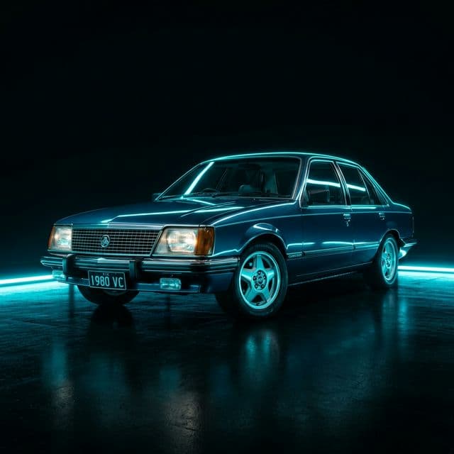 AI-generated illustrative artwork inspired by the Holden VC Commodore era.